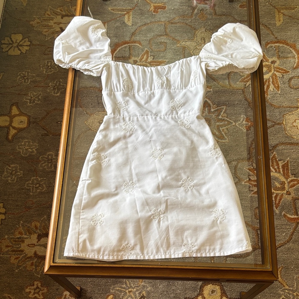 Zara White Dress